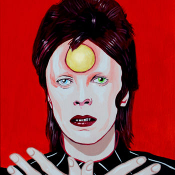 "bowie.jpg" başlıklı Tablo Jason Wright tarafından, Orijinal sanat