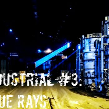 Photography titled "Industrial #3: Blue…" by Ja-Studios, Original Artwork, Digital Photography
