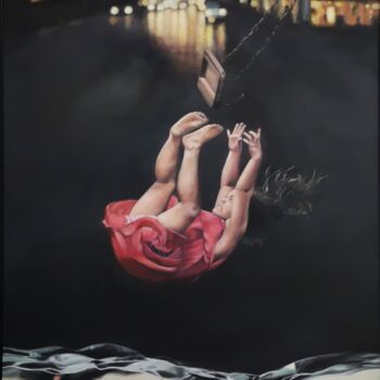 Pittura intitolato "Swinging through th…" da Javid Andalib, Opera d'arte originale, Acrilico