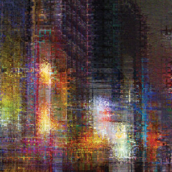 Arte digitale intitolato "Estructuras lumínic…" da Javier Diaz, Opera d'arte originale, Fotografia manipolata