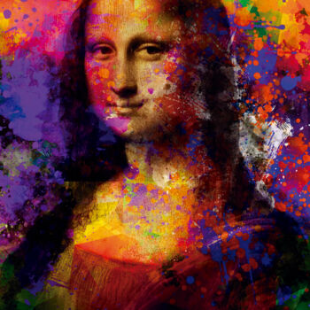Digital Arts titled "Mona pop/XL large o…" by Javier Diaz, Original Artwork, Digital Print