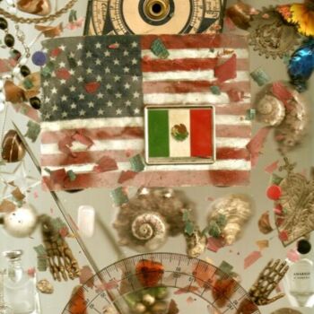 Digital Arts titled "USA-MEX" by Javier Galan, Original Artwork