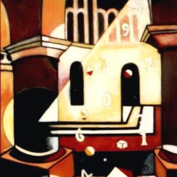 Painting titled "Matemathician's Alt…" by Javier Galan, Original Artwork