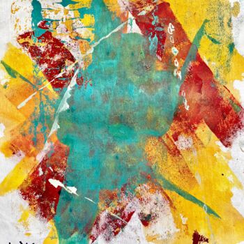 Pittura intitolato "Abstract 1" da Javier Delgado Arte, Opera d'arte originale, Acrilico