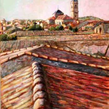 Painting titled "Castellar" by Javier Lorente, Original Artwork