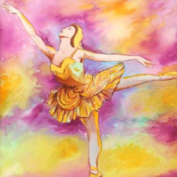Pintura titulada "Bailarina2" por Javier Lorente, Obra de arte original