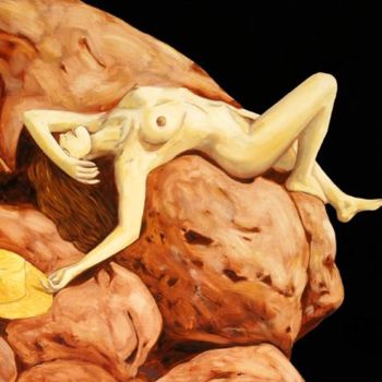 Pintura titulada "Abandono" por Javier Lorente, Obra de arte original