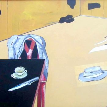Painting titled "LA ESTELA BLANCA" by Javiersanchez, Original Artwork
