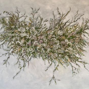 Pittura intitolato "May blossoms" da Jacqueline Wilkinson, Opera d'arte originale, Olio