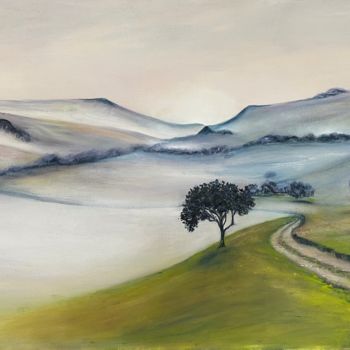 Pintura intitulada "Misty morning" por Jacqueline Wilkinson, Obras de arte originais, Óleo