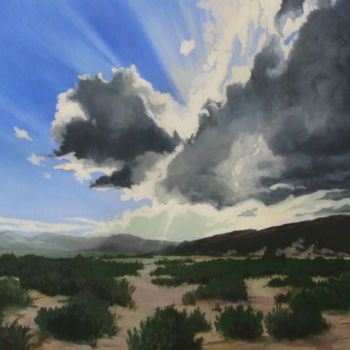 Peinture intitulée "Sunbreak Ridge" par Jmcd Art, Œuvre d'art originale, Huile