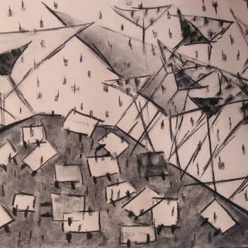 Pittura intitolato "Serie Raining Days.…" da Jayto Cardalliaguet, Opera d'arte originale