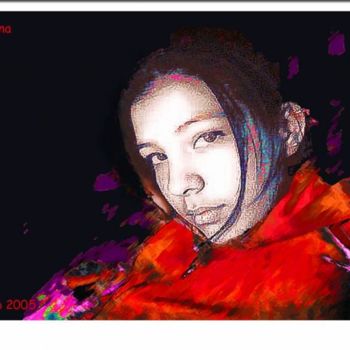 Цифровое искусство под названием "Angelina" - Jazzy, Подлинное произведение искусства