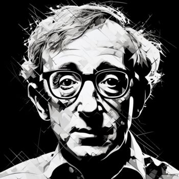 "Drawing Woody Allen" başlıklı Dijital Sanat Jb_ Joaofranca tarafından, Orijinal sanat, Kalem