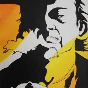 "Gainsbourg" başlıklı Tablo Jérôme Brunel tarafından, Orijinal sanat, Akrilik
