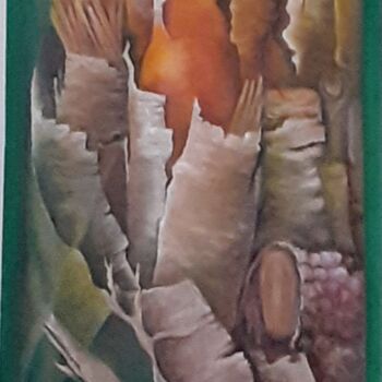 Painting titled "Ainsi soit-Elle" by Tatis, Original Artwork, Oil