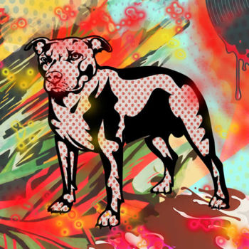 Digital Arts titled ""Super Dog " A Limi…" by Jb Studio, Original Artwork