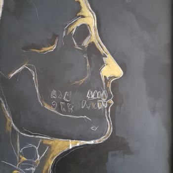Malerei mit dem Titel "Radiographie" von Jean Christophe Le Du, Original-Kunstwerk, Acryl