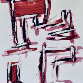 Peinture intitulée "Human Symphony IV -…" par Jc Nicolai / Ialokinne, Œuvre d'art originale, Aquarelle