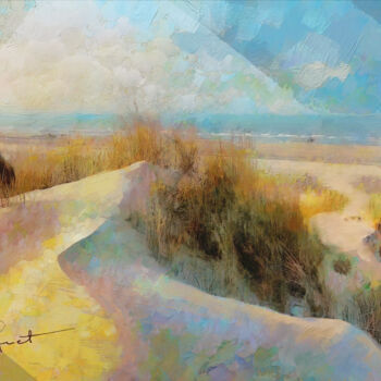 Цифровое искусство под названием "Dune 3" - Jc Piquet, Подлинное произведение искусства, Цифровая живопись