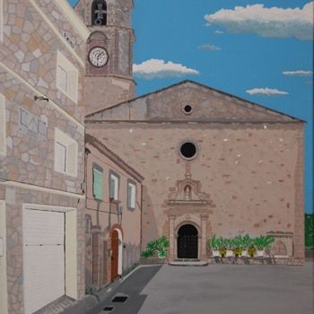 Pintura titulada "Sant Antoni Abat (B…" por Jcaelles, Obra de arte original, Oleo