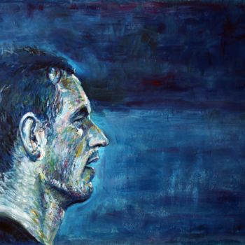 Painting titled "Andy-Murray" by José A Cavaco, Original Artwork, Oil