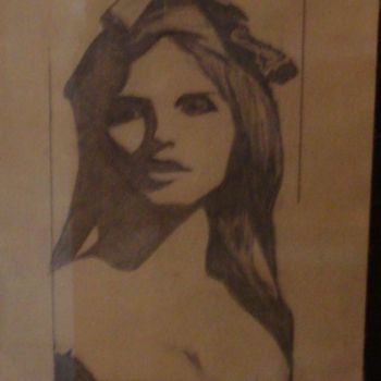 Drawing titled "Marianne (Républiqu…" by Jean-Claude Chatain, Original Artwork, Pencil Mounted on Other rigid panel