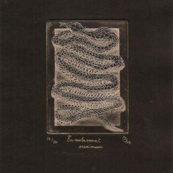 Отпечатки и Гравюры под названием "Encombrement maximum" - Jean-Christophe Sylvos, Подлинное произведение искусства, гравюра
