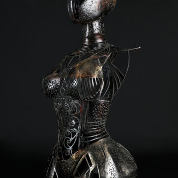 Sculpture titled "Aphrodite" by Jean-Christophe Cronel (JC Cronel), Original Artwork, Metals