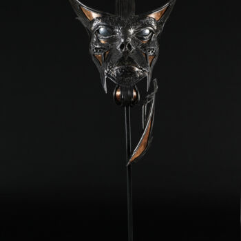 Скульптура под названием "Loki" - Jean-Christophe Cronel (JC Cronel), Подлинное произведение искусства, Металлы