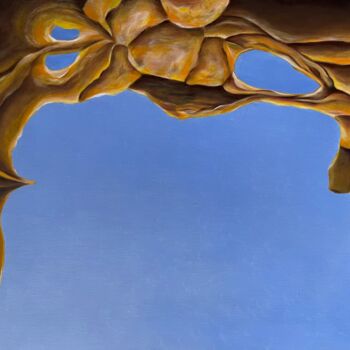 Картина под названием "Devil's Garden Arch" - Jchadima, Подлинное произведение искусства, Масло Установлен на Деревянная рам…