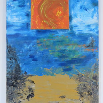 Malerei mit dem Titel "OCEAN" von Pourquery Jchris64, Original-Kunstwerk, Acryl