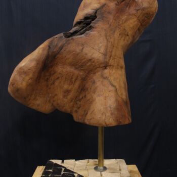 Скульптура под названием ""The invention of b…" - Jorge Couto, Подлинное произведение искусства, Дерево