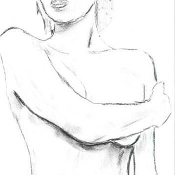 Drawing titled "Femme 02" by J.C.Prod., Original Artwork