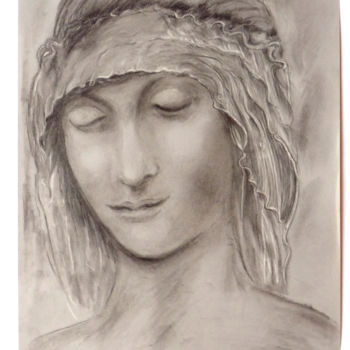 Dessin intitulée "Léonard-de-Vinci -…" par Jean Dufour, Œuvre d'art originale, Crayon