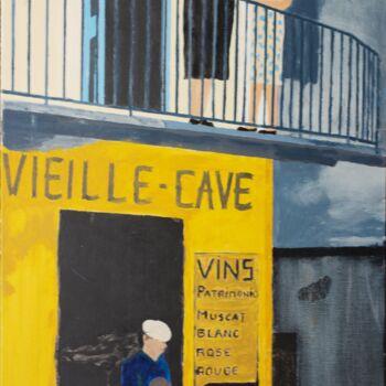 Painting titled "Vieille cave corse" by Jean Andre Arrighi, Original Artwork, Acrylic