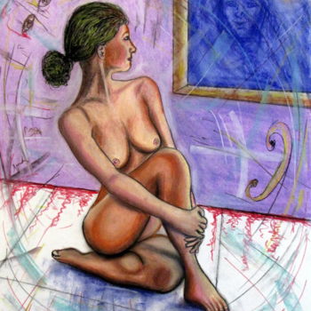 Malarstwo zatytułowany „" Like in a dream "” autorstwa Jicé B., Oryginalna praca, Atrament