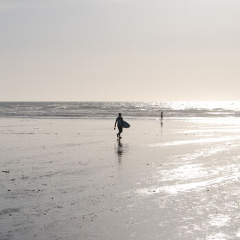摄影 标题为“Surfer / Newquay” 由Jean-Charles Hecquet, 原创艺术品, 非操纵摄影