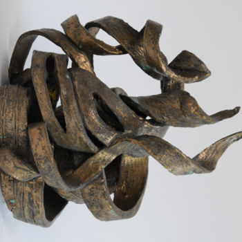 雕塑 标题为“Gorgone” 由Jean-Chrétien Favreau, 原创艺术品, 青铜