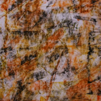 Peinture intitulée "24 / Frottements de…" par Jean-Christophe Hilaire, Œuvre d'art originale, Pastel