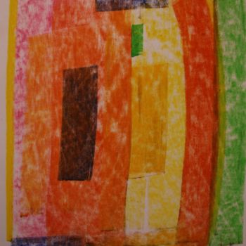 Painting titled "43 / Les Touristes…" by Jean-Christophe Hilaire, Original Artwork, Pastel