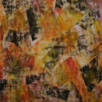 Peinture intitulée "68 / Douces Transpa…" par Jean-Christophe Hilaire, Œuvre d'art originale, Pastel