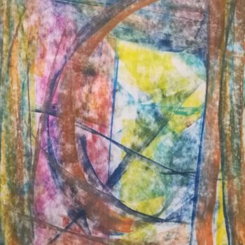 Painting titled "186 / Et tout au bo…" by Jean-Christophe Hilaire, Original Artwork, Pastel