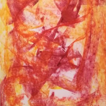 Peinture intitulée "197 / Passion Rebel…" par Jean-Christophe Hilaire, Œuvre d'art originale, Pastel