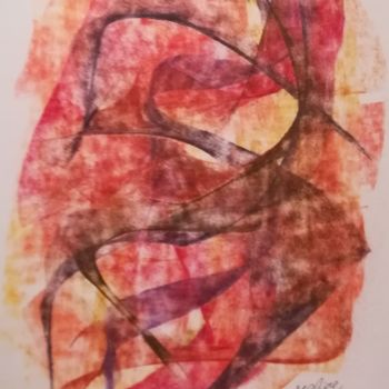 Painting titled "215 / Glissent, lis…" by Jean-Christophe Hilaire, Original Artwork, Pastel