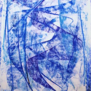 Painting titled "239 / Glaciales sal…" by Jean-Christophe Hilaire, Original Artwork, Pastel