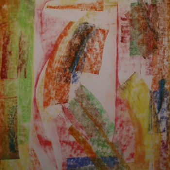 Peinture intitulée "310 Légères caresse…" par Jean-Christophe Hilaire, Œuvre d'art originale, Pastel