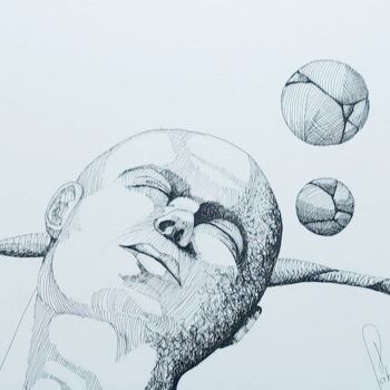 제목이 "CREATIVITE"인 그림 Jean-Christophe Labrue로, 원작, 잉크