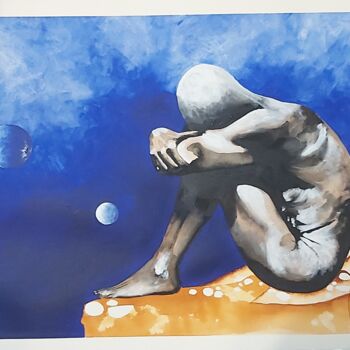 Peinture intitulée "Spleen" par Jean-Christophe Labrue, Œuvre d'art originale, Acrylique