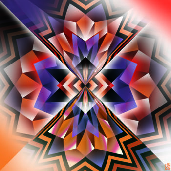 Digital Arts titled "composition 92" by Jean-Christophe Latger, Original Artwork, Digital Painting